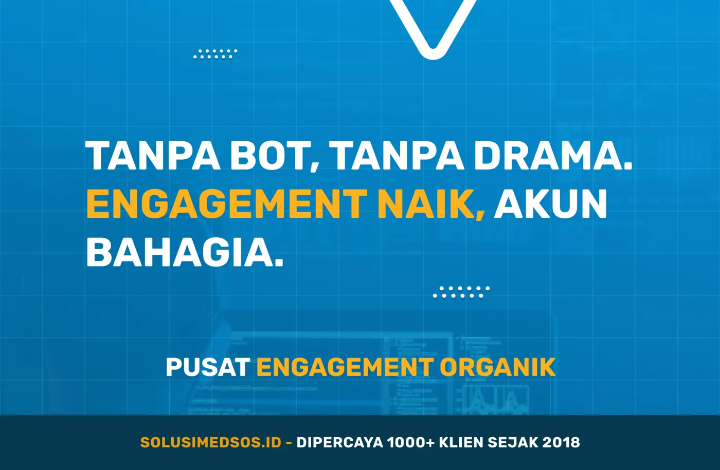 Tanpa bot, tanpa drama. Engagement naik, akun bahagia.